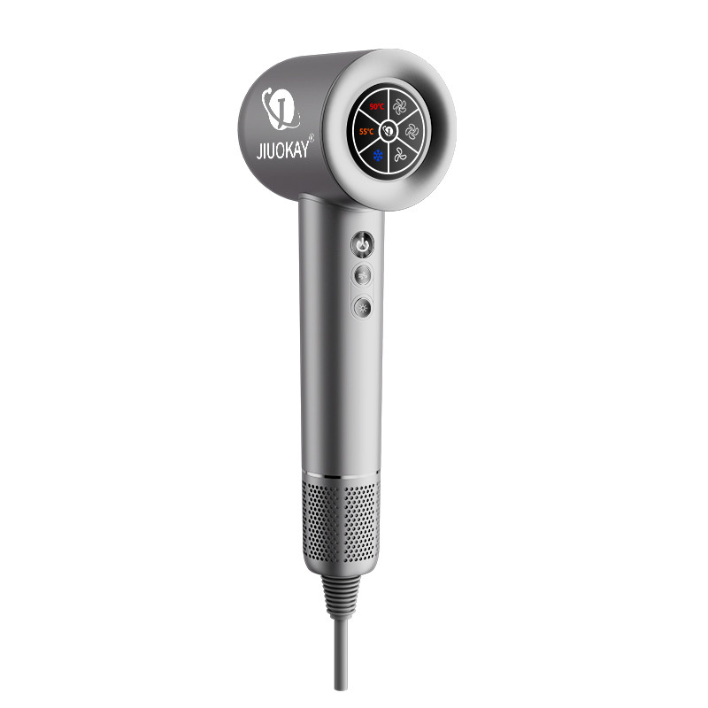 Gris/Negro/Naranja 110000 rpm Alta velocidad BLDC secador de pelo rápido para el cabello dañado
