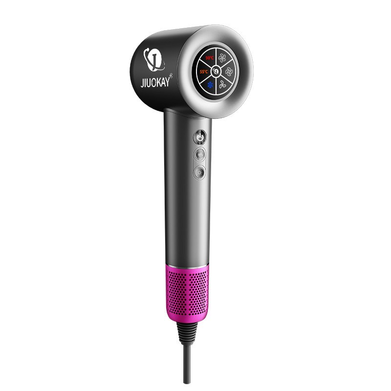 Gris/Negro/Naranja 110000 rpm Alta velocidad BLDC secador de pelo rápido para el cabello dañado