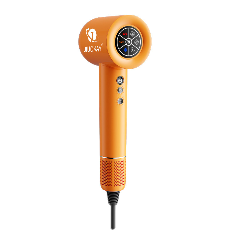 Gris/Negro/Naranja 110000 rpm Alta velocidad BLDC secador de pelo rápido para el cabello dañado