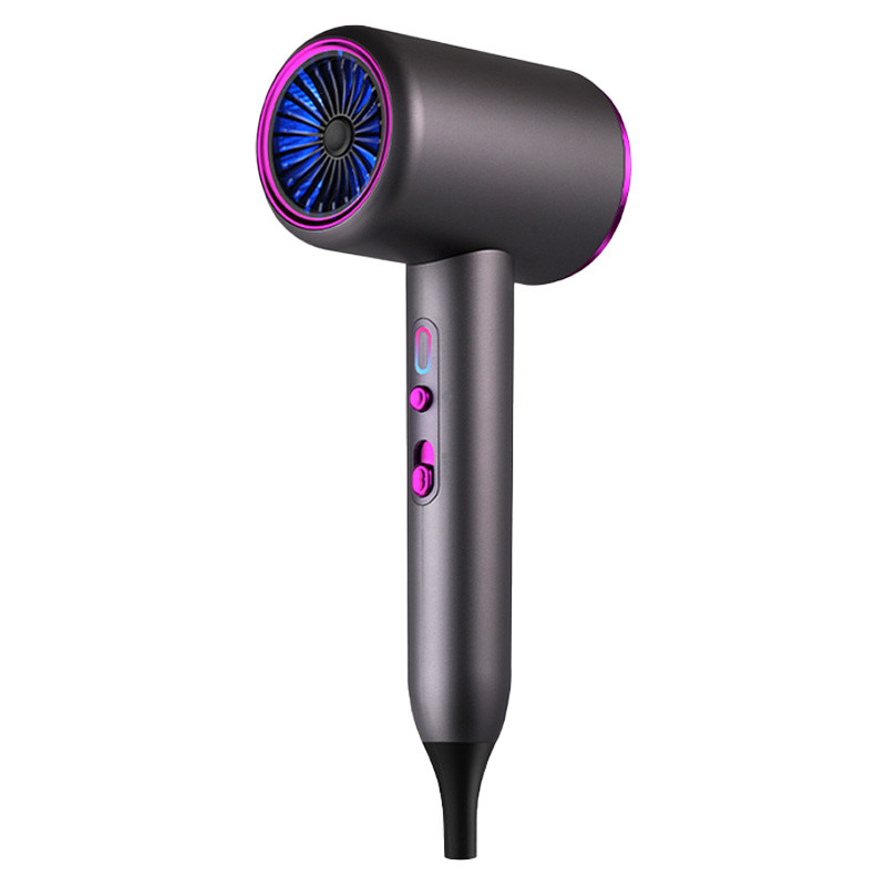 Secador de cabello de 2400W con control de temperatura inteligente y reducción de ruido para cabello liso
