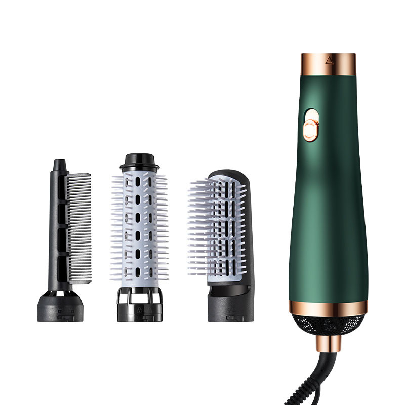Poderoso cepillo de peinado de soplado 3 en 1 y tecnología de iones azules para cabello libre de frizz