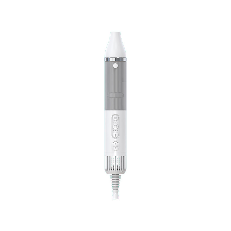 Secador de cabello eléctrico de color blanco, portátil y portátil, secador de pelo para mascotas con infrarrojos.