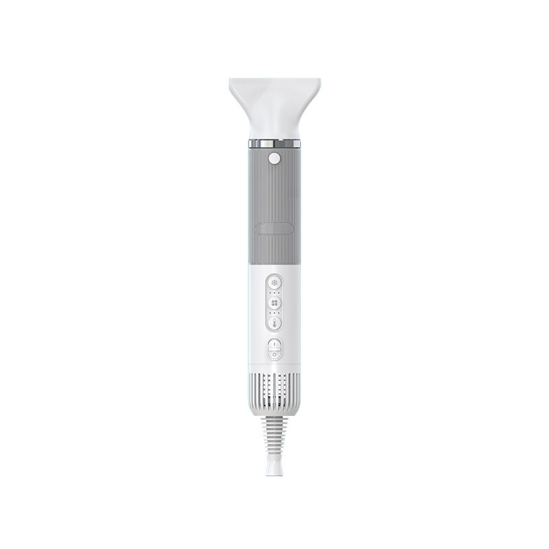 Secador de cabello eléctrico de color blanco, portátil y portátil, secador de pelo para mascotas con infrarrojos.