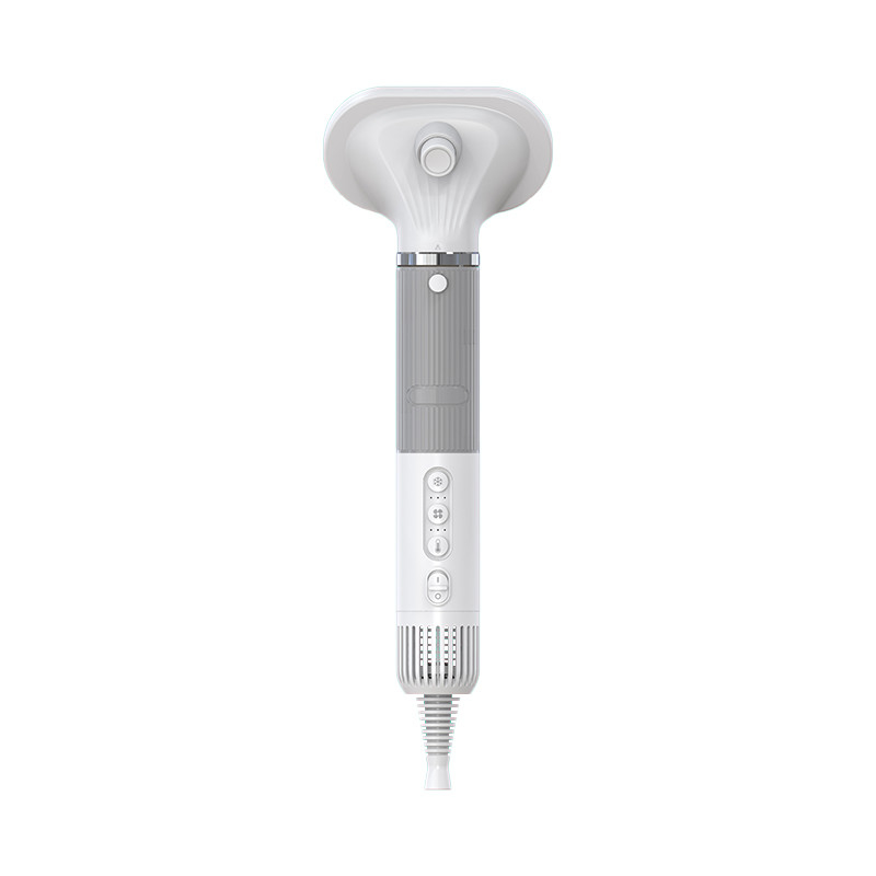 Secador de cabello eléctrico de color blanco, portátil y portátil, secador de pelo para mascotas con infrarrojos.