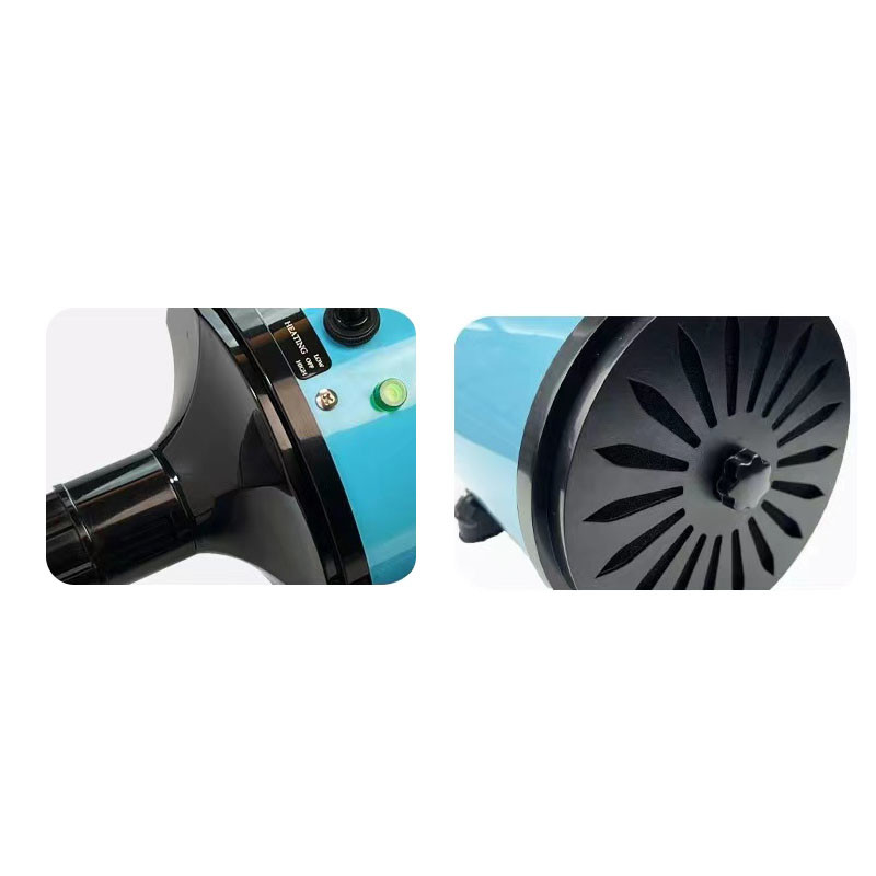 Secador de pelo de mascotas de alta velocidad de 3800W con 4 boquillas de aire y control de temperatura inteligente NTC