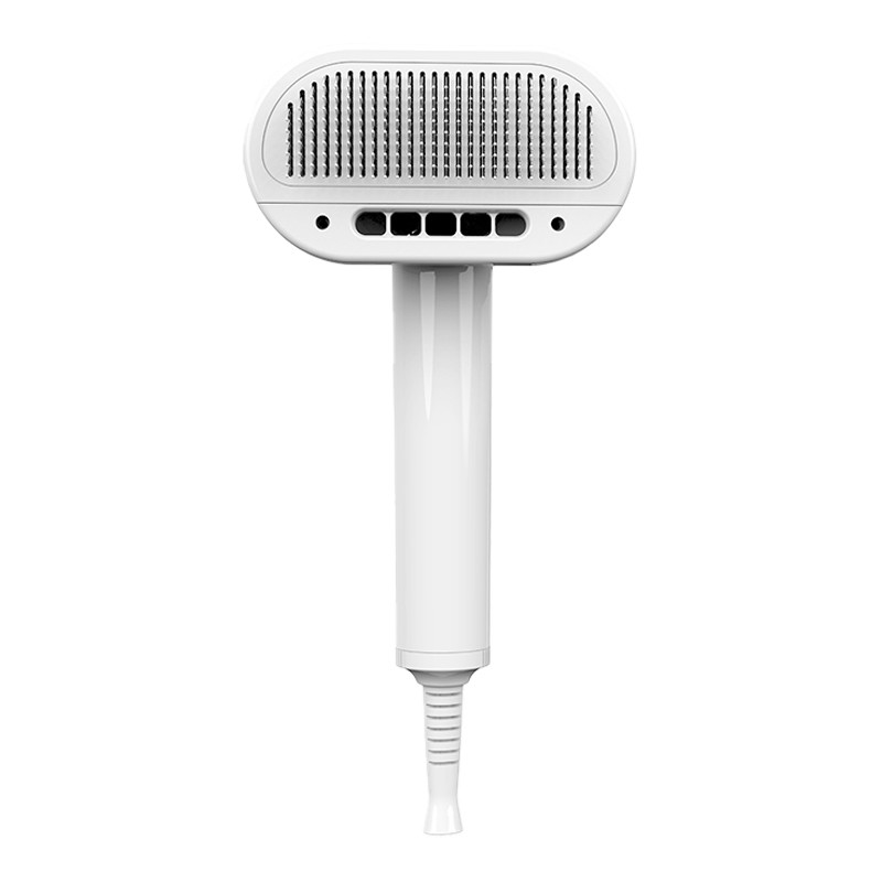 Secador de pelo de gato de alta eficiencia blanco con 3 engranajes Velocidad del viento para el cabello suave