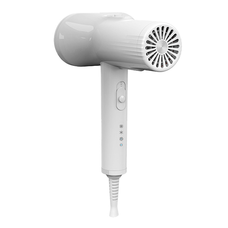 Secador de pelo de gato de alta eficiencia blanco con 3 engranajes Velocidad del viento para el cabello suave