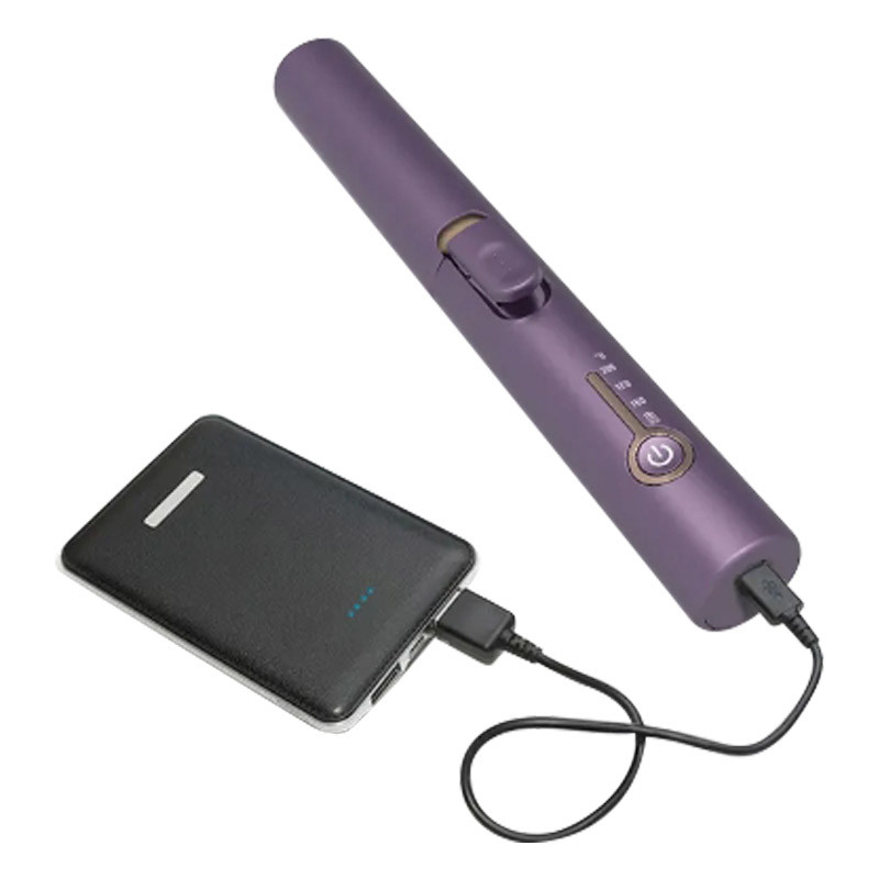Cordless USB recargable eléctrico para el cabello curl en hierro portátil inalámbrico