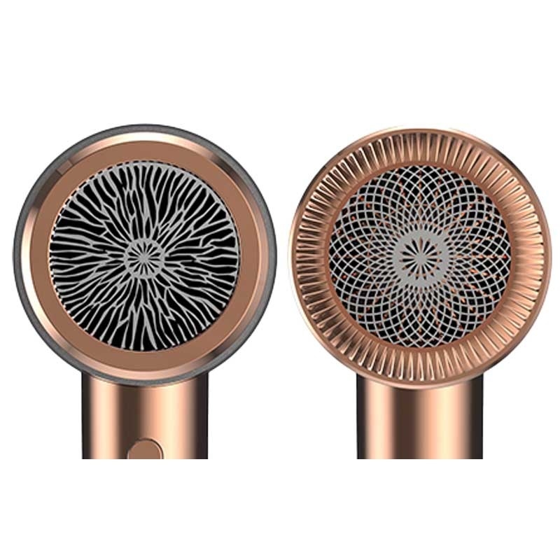 Secador de cabello profesional rosa pequeño con opciones de enchufe EU/US/ALCI/AU/UK/JP