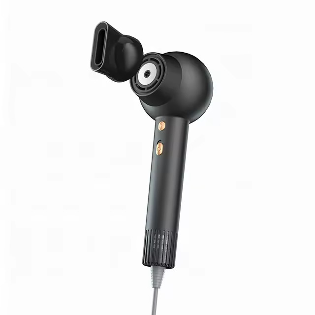 Secador de cabello iónico portátil de temperatura ajustable inteligente para el dormitorio en el hogar
