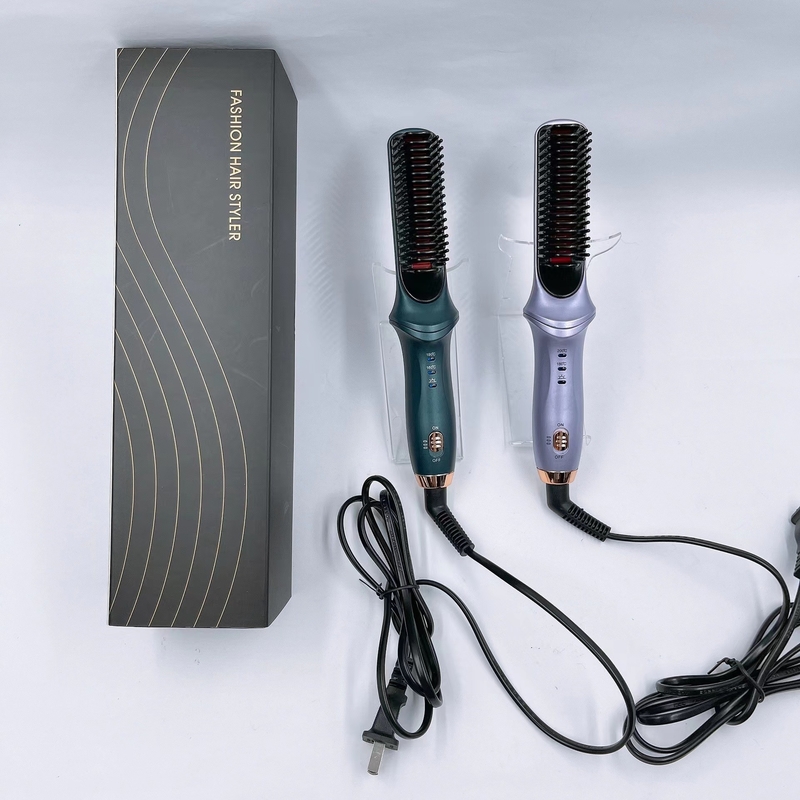 Limpiador de cabello azul púrpura caliente para mujeres con 3 Temps 20s Calentamiento rápido