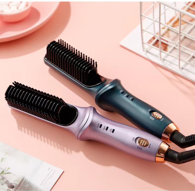 Limpiador de cabello azul púrpura caliente para mujeres con 3 Temps 20s Calentamiento rápido