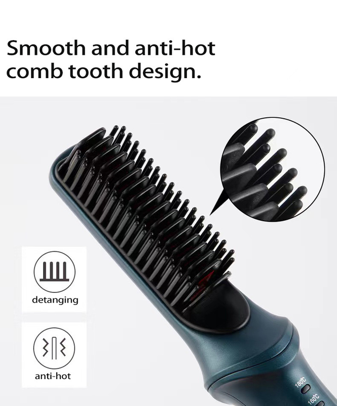 Limpiador de cabello azul púrpura caliente para mujeres con 3 Temps 20s Calentamiento rápido