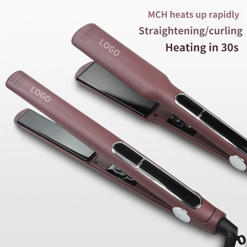 Display LCD Limpiador de cabello de tamaño múltiple con control táctil y tecnología de calefacción MCH