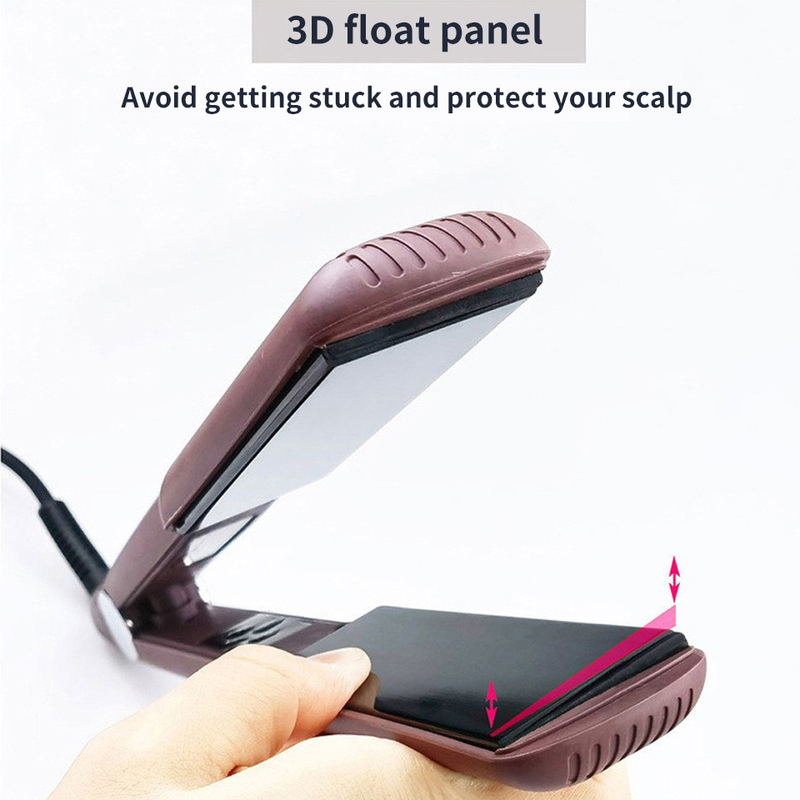 Display LCD Limpiador de cabello de tamaño múltiple con control táctil y tecnología de calefacción MCH