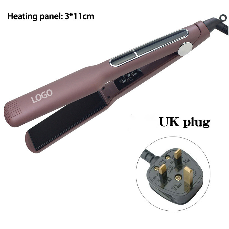 Display LCD Limpiador de cabello de tamaño múltiple con control táctil y tecnología de calefacción MCH