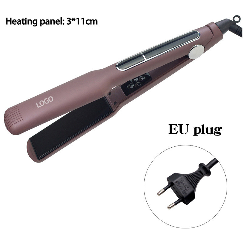Display LCD Limpiador de cabello de tamaño múltiple con control táctil y tecnología de calefacción MCH