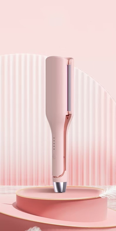 Pantalla LCD Curler eléctrico para el cabello con tecnología de iones negativos y motor de secado rápido