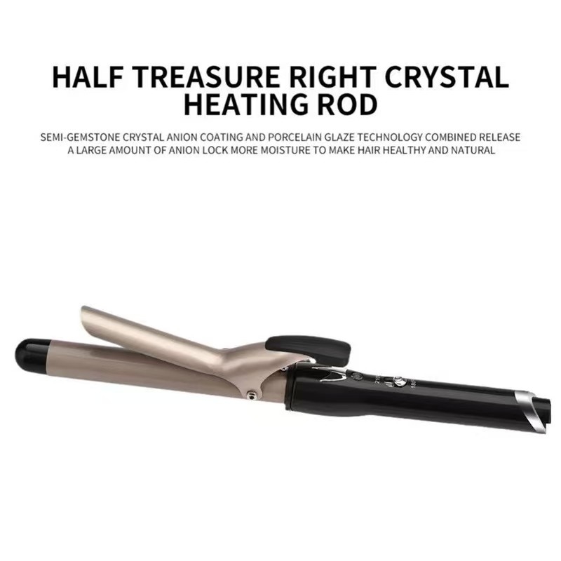45W rizadores de cabello de iones negativos Cuidado de aluminio varita grande ondas de rizado hierros de calentamiento rápido peinador