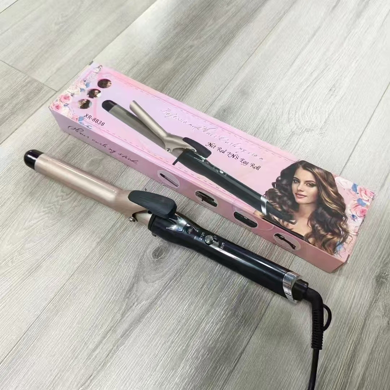 Curriculador eléctrico de cabello antifrizz con motor de alta velocidad y tecnología de iones negativos