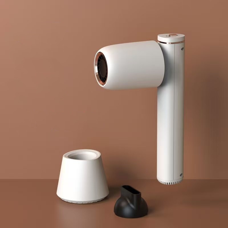 Secador de cabello sin cables secador de pelo portátil de mascotas con viento caliente y frío para viajes al aire libre
