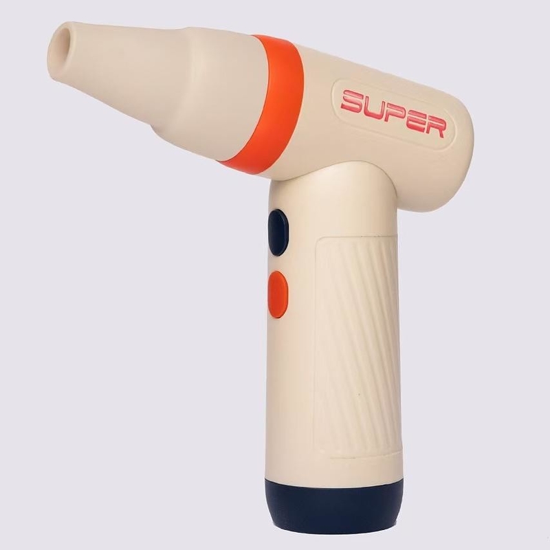 Ventilador de secado portátil de 40W para automóviles Orange Khaki / Blue Khaki