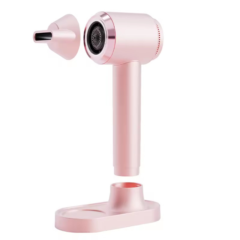 Secador de pelo inalámbrico recargable soporta larga duración de la batería, baja temperatura y secador de pelo de iones negativos