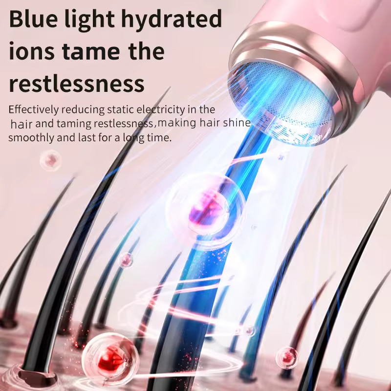Display LCD Secador de cabello inalámbrico con tecnología de iones negativos de alta concentración