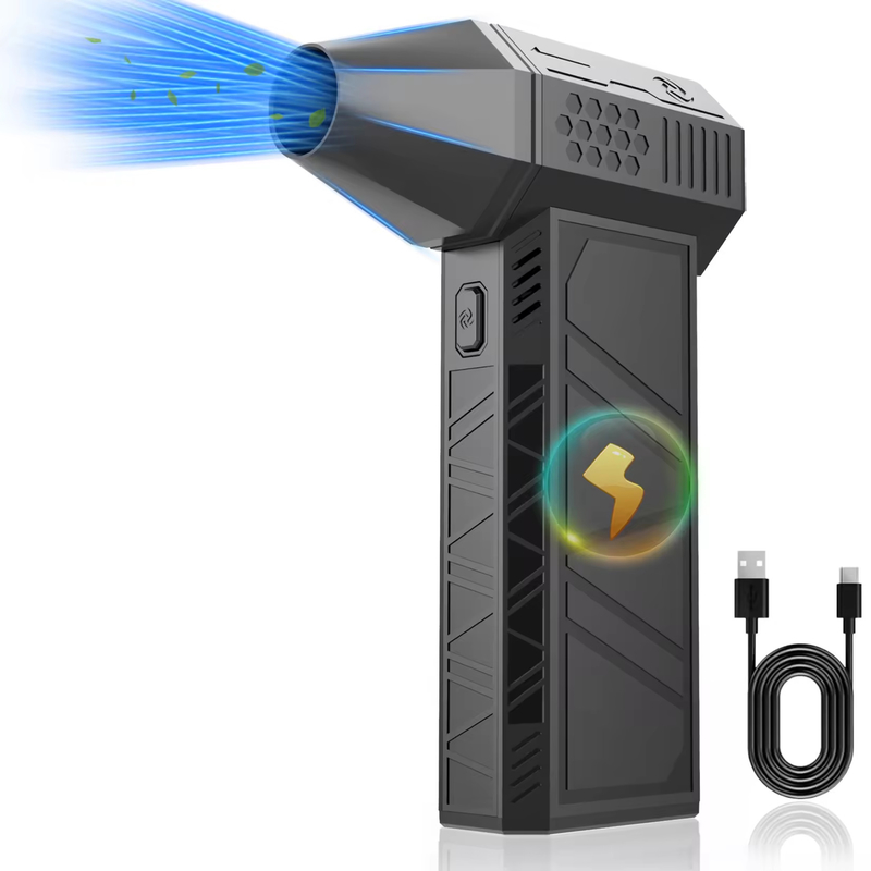 Mini Recargable X3 Turbo Jet Fan sin escobillas Soplador de aire eléctrico aspiradora para limpieza de polvo de automóvil