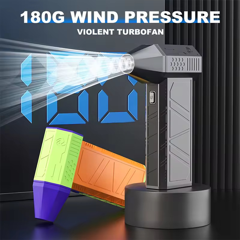 Mini Recargable X3 Turbo Jet Fan sin escobillas Soplador de aire eléctrico aspiradora para limpieza de polvo de automóvil