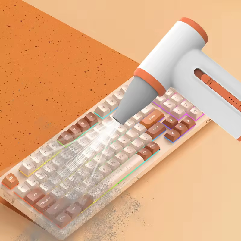 Secador de pelo sin cable de alta velocidad 3 niveles de velocidad portátil recargable tipo C carga rápida