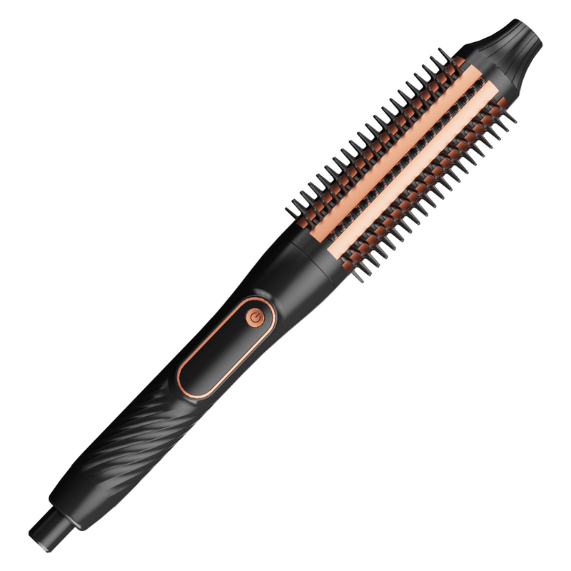 Cepillo de pelo de curling de cerámica de turmalina con temperatura ajustable y cable de alimentación de 1.6M