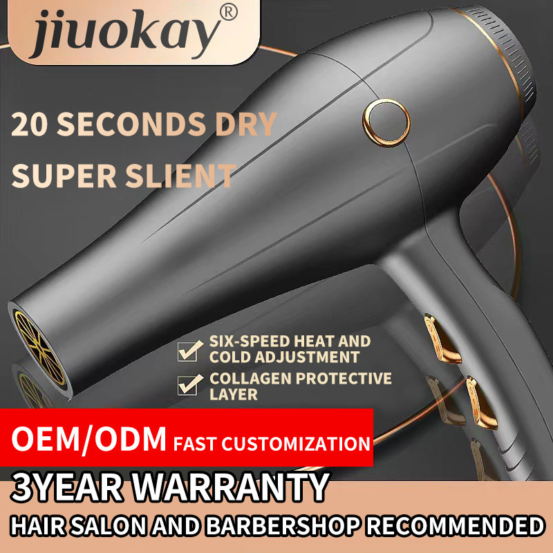 2400W Alta Velocidad 130000 Rpm Secador de cabello seco rápido para el hogar Hotel Viajes al aire libre