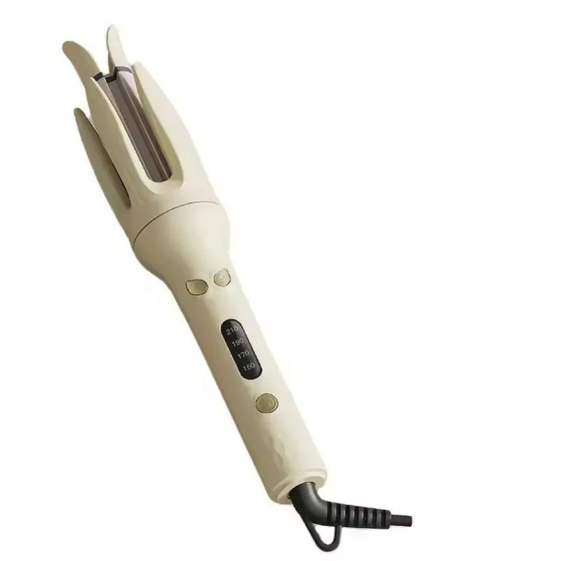 30W Curler de cabello de hierro Curling automático de cabello giratorio 28mm pantalla LCD configuración de temperatura múltiple