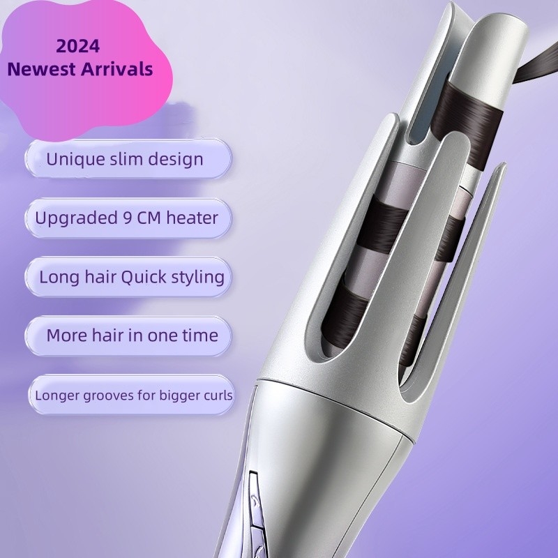 Curling Iron 28W Wireless Curler Automático 4500mAh Cordless Recargable 32mm Curl Wand