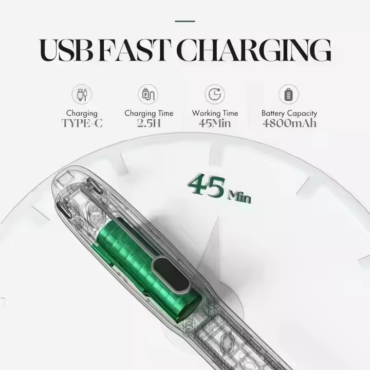 Recargable 2 en 1 alisador de cabello inalámbrico alisador inalámbrico curling con batería de 4800mAh y temperatura múltiple