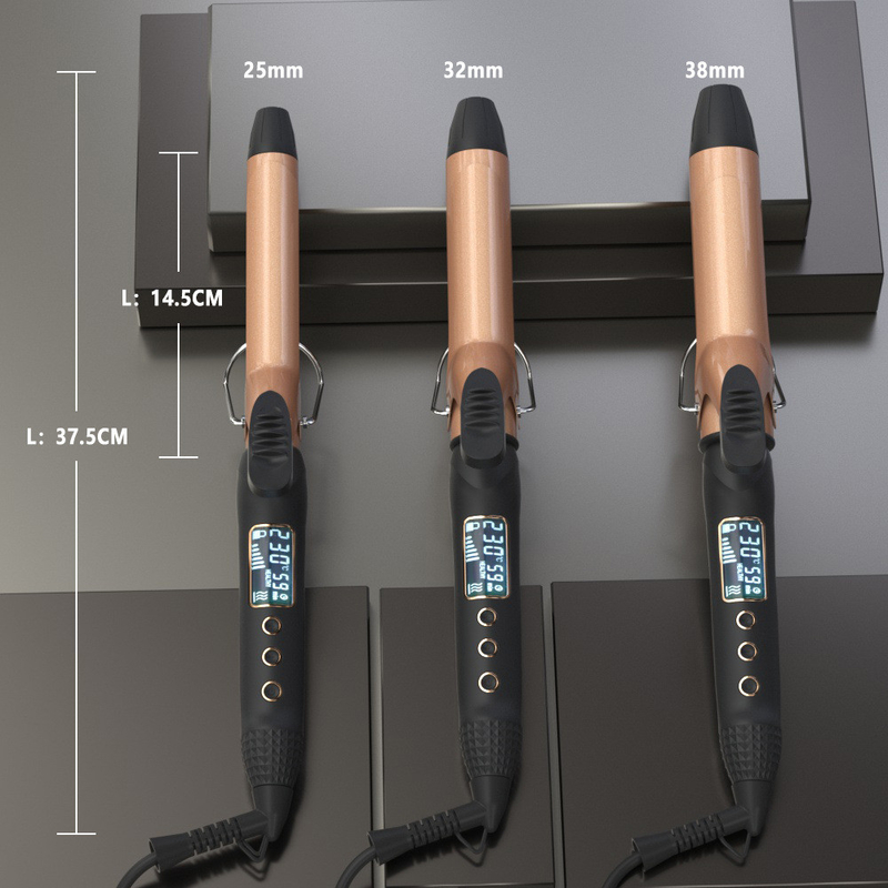 Display LED de curling rápido de 60W con engranajes de tiempo múltiple Curl de cabello para salón profesional