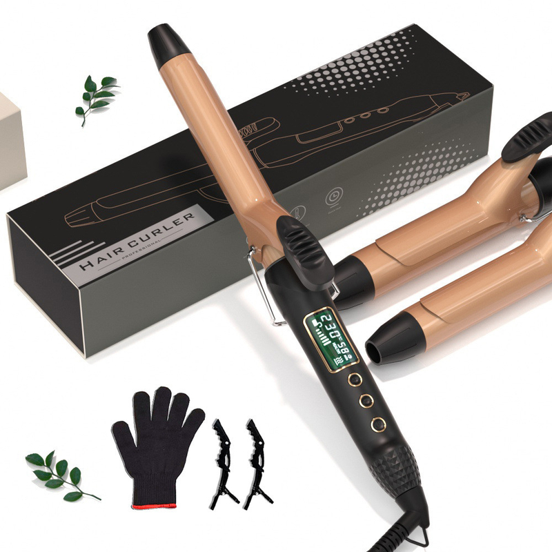 Display LED de curling rápido de 60W con engranajes de tiempo múltiple Curl de cabello para salón profesional