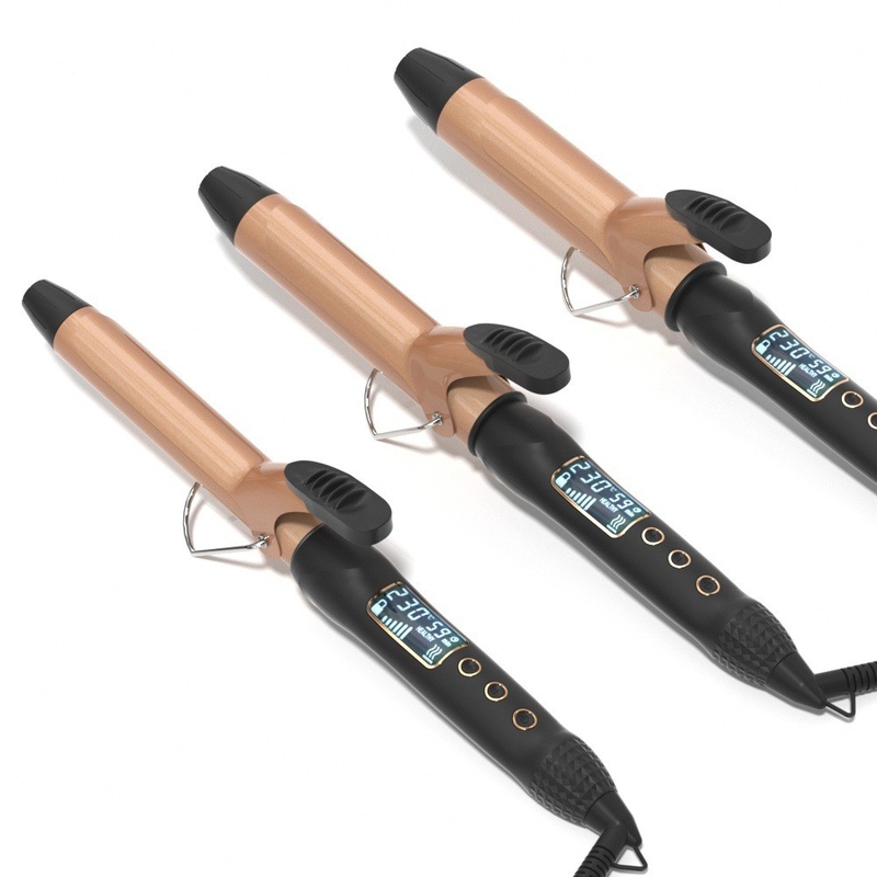 Display LED de curling rápido de 60W con engranajes de tiempo múltiple Curl de cabello para salón profesional