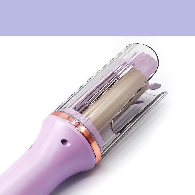 50W Curl automático de pelo PTC Calentamiento rápido varilla de cerámica de turmalina con recordatorio de tiempo de protección contra quemaduras