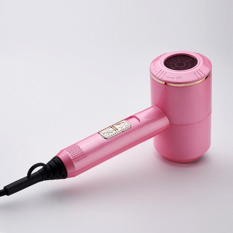 Secador de cabello de iones negativos profesional de 1500w Cuidado del cabello con motor de CA fuerte con 3 boquillas de aire para cabello rizado