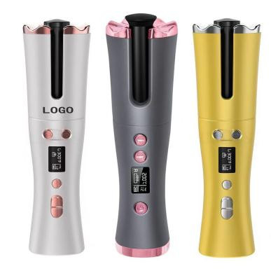 Diseño inalámbrico de carga USB Mini portátil de hierro de rizado adecuado para viajes y uso doméstico