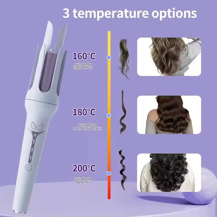 Curling Iron de salón 2 en 1 Curler y alisador de pelo con calentamiento rápido