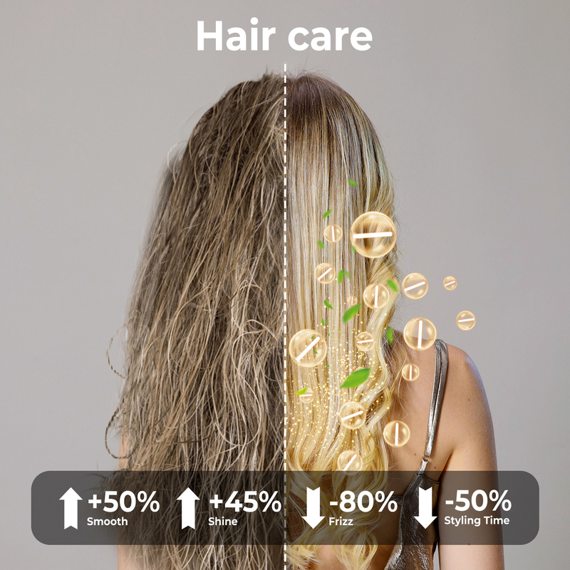6 en 1 estilista profesional de aire caliente secador de cabello potente y alisador conjunto curling volumen alisador