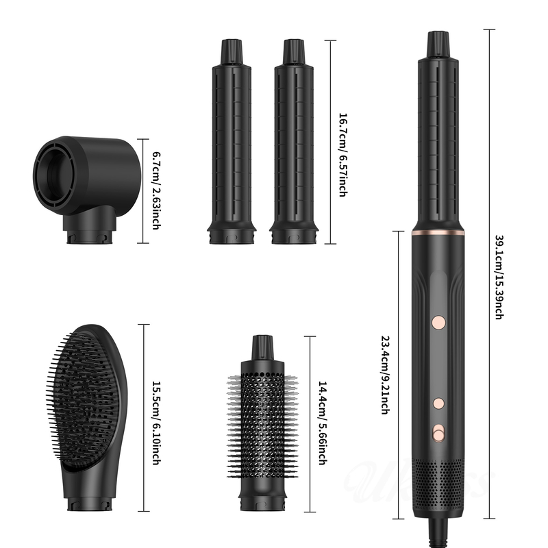 Percha para secar el cabello profesional con aire caliente 5 en 1 velocidad iónica negativa secado rápido frío 4 velocidad tensión 110V / 50HZ 240V / 60HZ