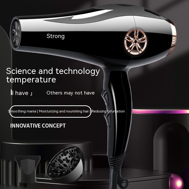 2000W Alta Velocidad Profesional Multi Attachments Set Iones Negativos Secador de cabello profesional para salones de belleza con luz azul