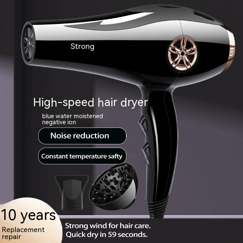 2000W Alta Velocidad Profesional Multi Attachments Set Iones Negativos Secador de cabello profesional para salones de belleza con luz azul
