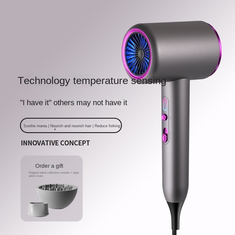 Alta potencia 2400W iones negativos secador de pelo de salón secador de pelo de viento caliente y frío secador de pelo voluminador