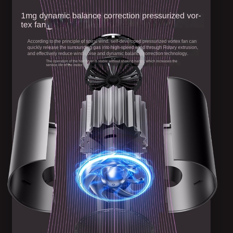 Alta potencia 2400W iones negativos secador de pelo de salón secador de pelo de viento caliente y frío secador de pelo voluminador