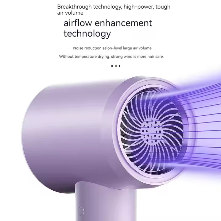 2000W Violeta Alta Velocidad Azul Rayo Iones Negativos Revair Secador de cabello Temperatura ajustable para uso doméstico